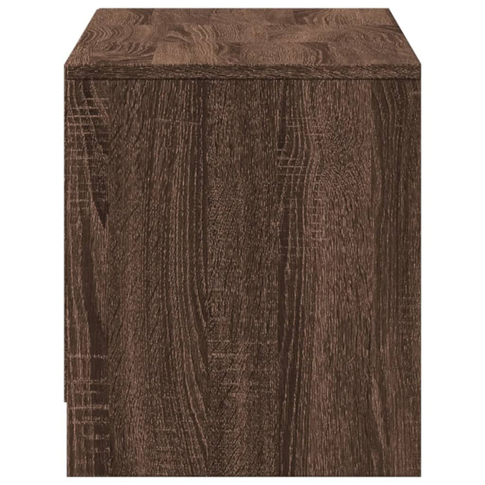 Тумба под телевизор со светодиодной подсветкой Brown Oak 97x34x40 см Инженерная древесина