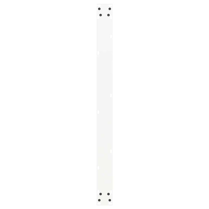 Coffee Table Legs U-Shaped 2 pcs White 100x(72-73) cm Steel