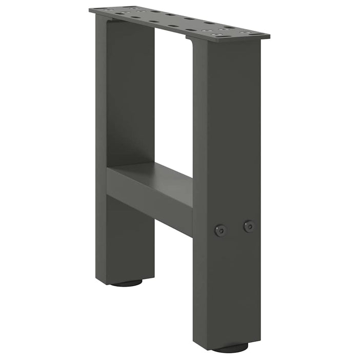 Coffee Table Legs Anthracite 2 pcs 30x(30-31) cm Steel