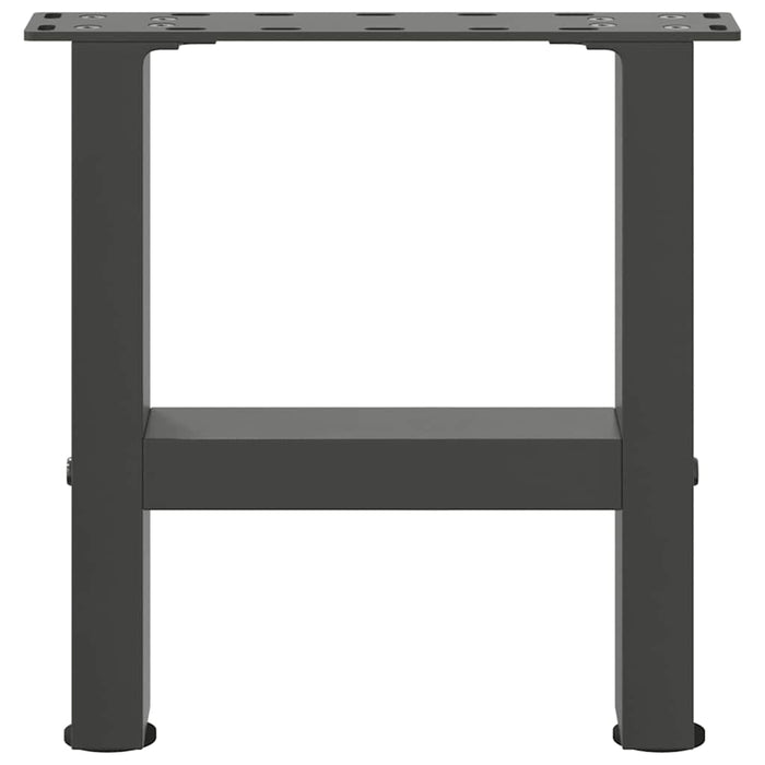 Coffee Table Legs Anthracite 2 pcs 30x(30-31) cm Steel