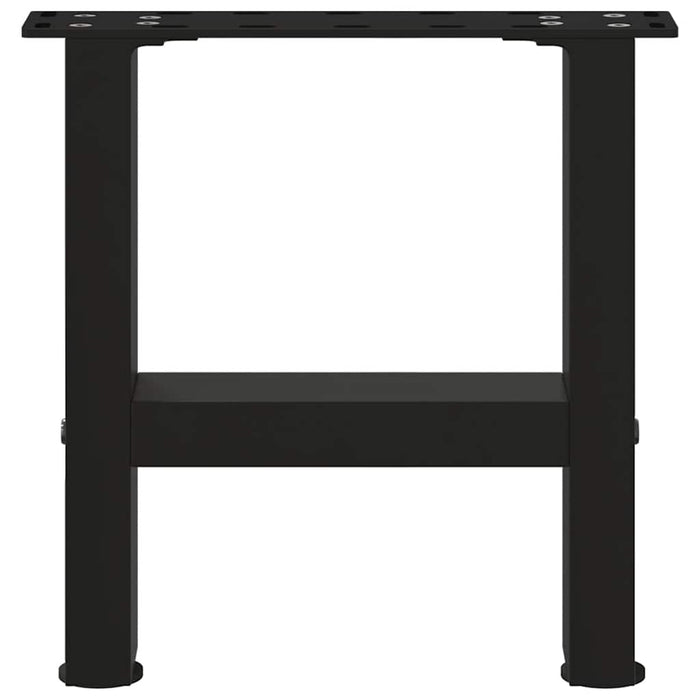 Coffee Table Legs Black 2 pcs 40x(30-31) cm Steel