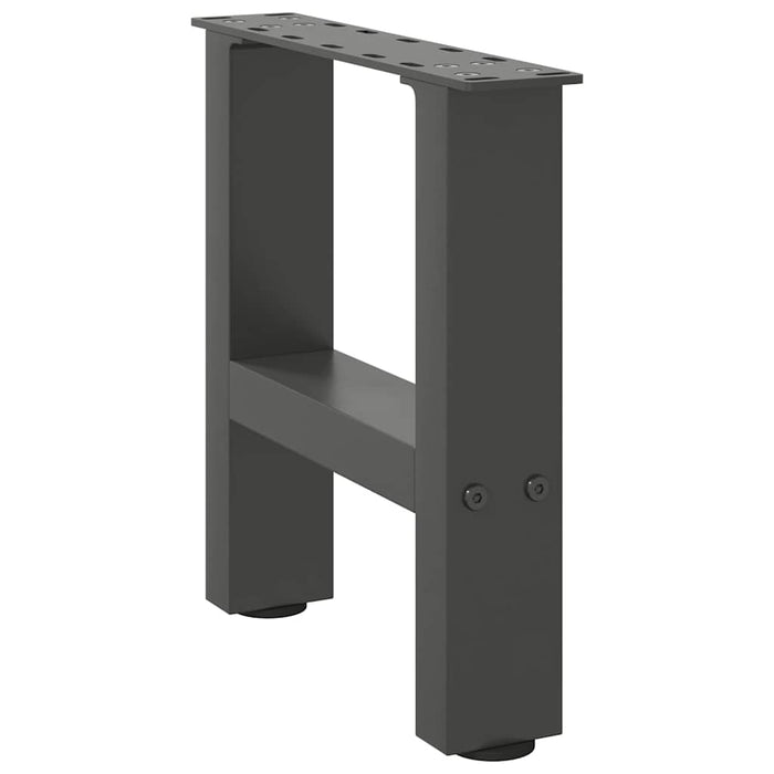 Coffee Table Legs Anthracite 2 pcs 40x(30-31) cm Steel