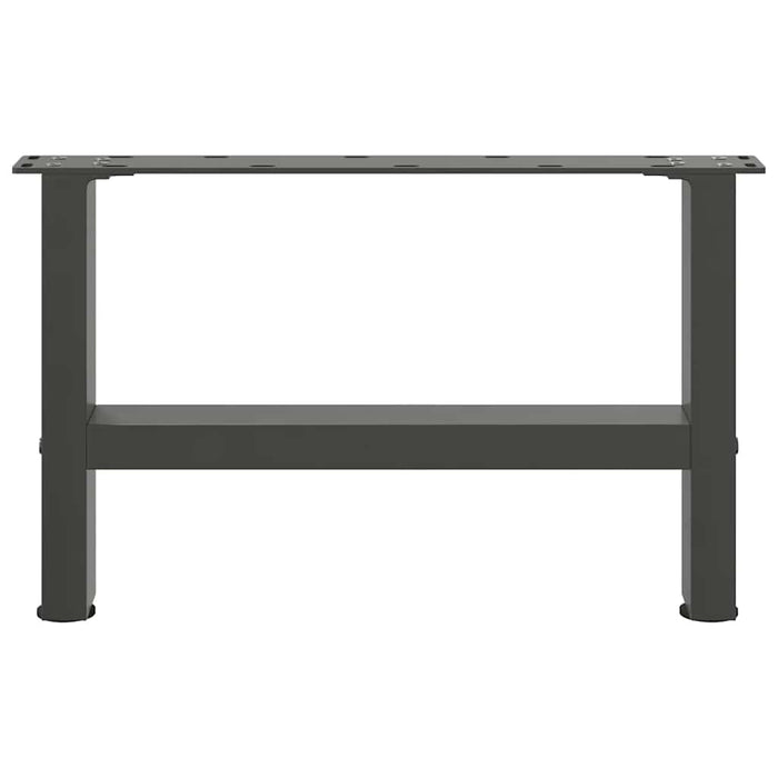 Coffee Table Legs Anthracite 2 pcs 50x(30-31) cm Steel