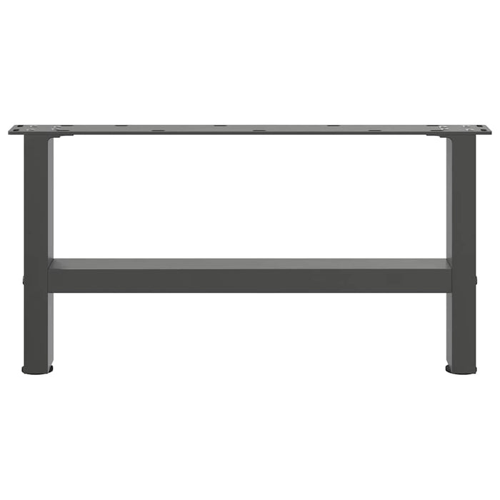 Coffee Table Legs Anthracite 2 pcs 60x(30-31) cm Steel