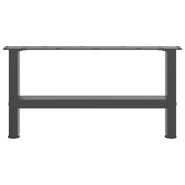 Coffee Table Legs Anthracite 2 pcs 70x(30-31) cm Steel