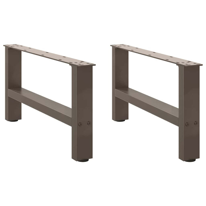 Coffee Table Legs Natural Steel 2 pcs 70x(30-31) cm Steel