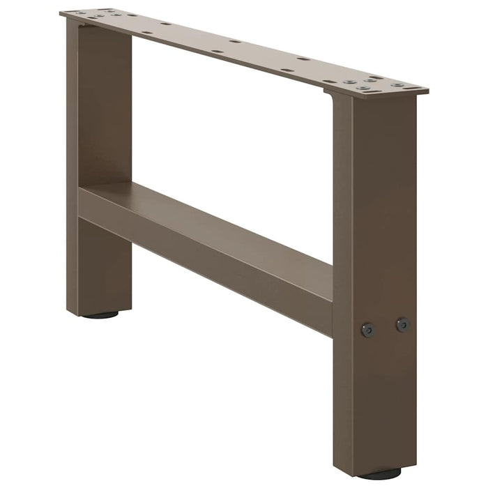 Coffee Table Legs Natural Steel 2 pcs 70x(30-31) cm Steel