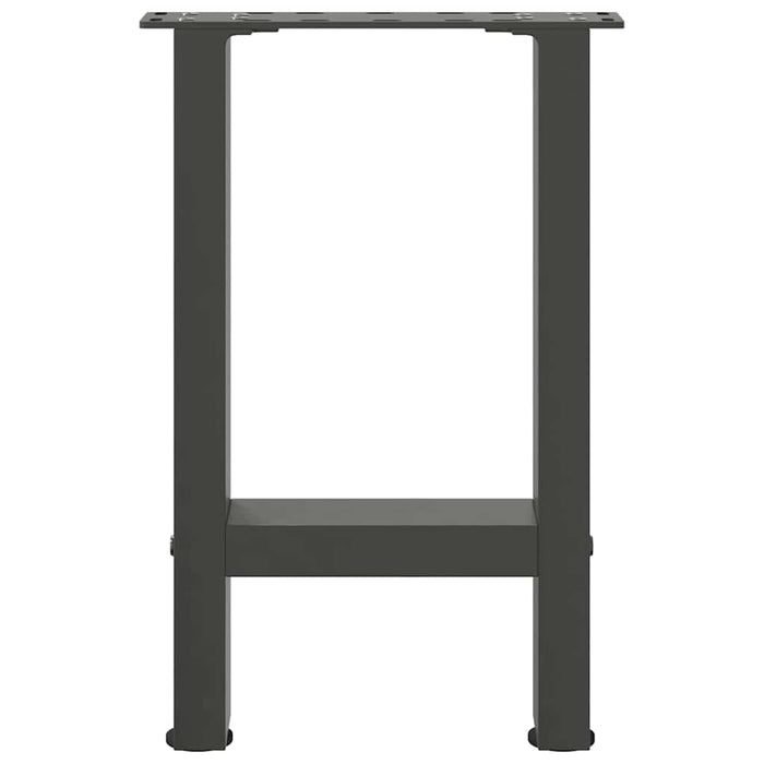 Coffee Table Legs Anthracite 2 pcs 28x(42-43) cm Steel