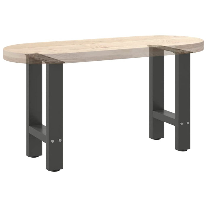 Coffee Table Legs Anthracite 2 pcs 28x(42-43) cm Steel