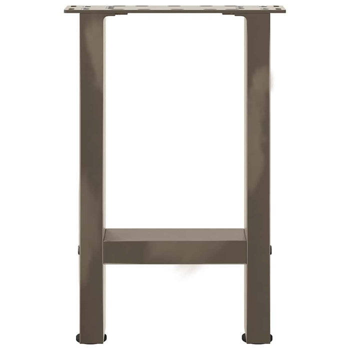 Coffee Table Legs Natural Steel 2 pcs 28x(42-43) cm Steel