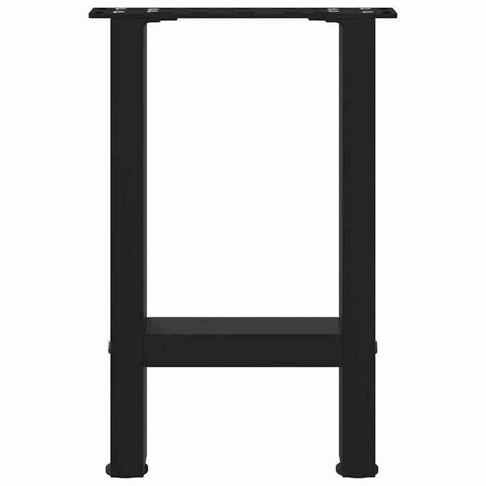 Coffee Table Legs Black 2 pcs 38x(42-43) cm Steel