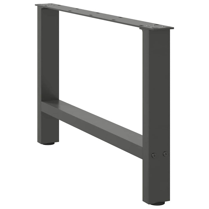 Coffee Table Legs Anthracite 2 pcs 70x(42-43) cm Steel