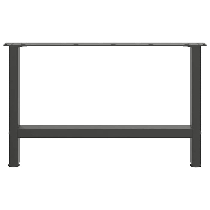 Coffee Table Legs Anthracite 2 pcs 70x(42-43) cm Steel