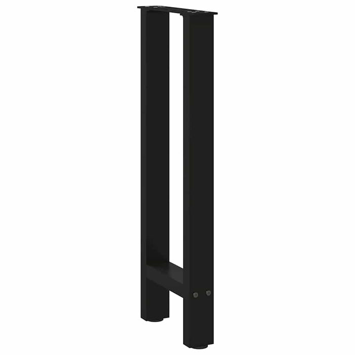 Coffee Table Legs Black 2 pcs 28x(72-73) cm Steel