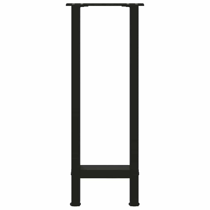 Coffee Table Legs Black 2 pcs 28x(72-73) cm Steel