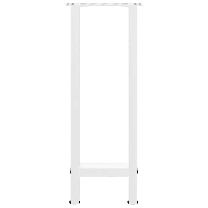 Coffee Table Legs White 2 pcs 28x(72-73) cm Steel