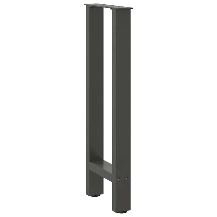 Coffee Table Legs Anthracite 2 pcs 28x(72-73) cm Steel