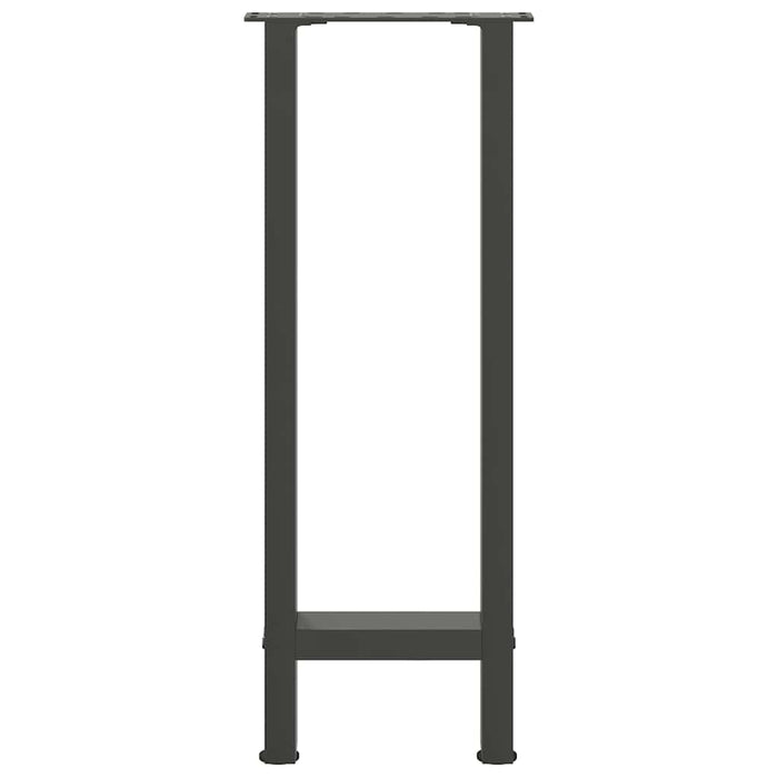 Coffee Table Legs Anthracite 2 pcs 28x(72-73) cm Steel