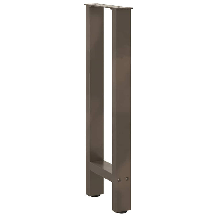 Coffee Table Legs Natural Steel 2 pcs 28x(72-73) cm Steel