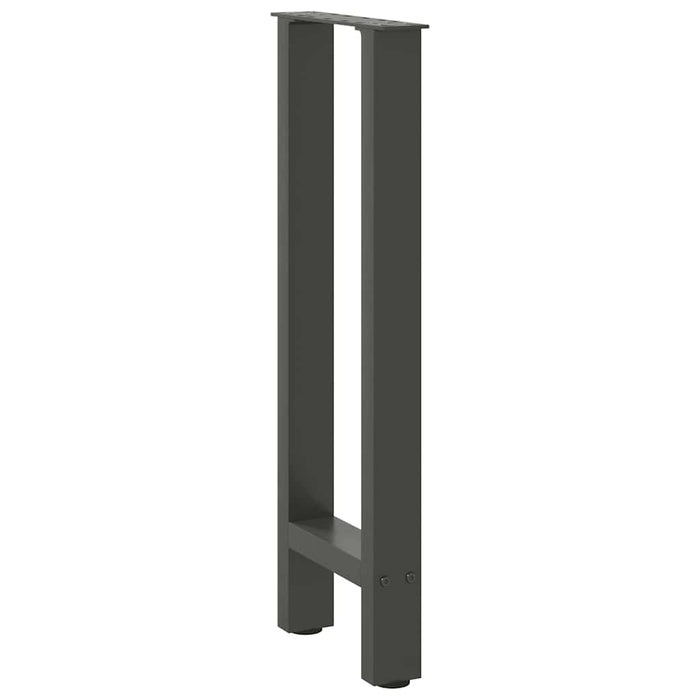 Coffee Table Legs Anthracite 2 pcs 38x(72-73) cm Steel