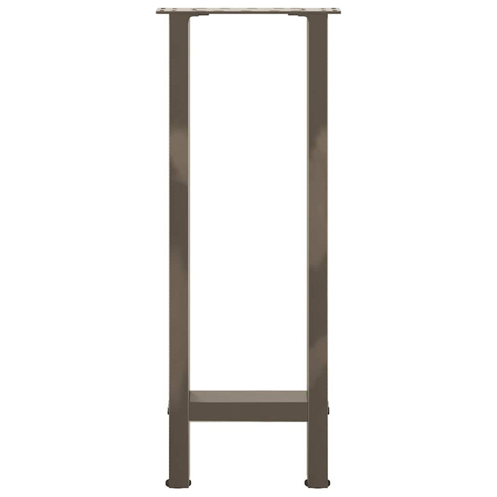 Coffee Table Legs Natural Steel 2 pcs 38x(72-73) cm Steel