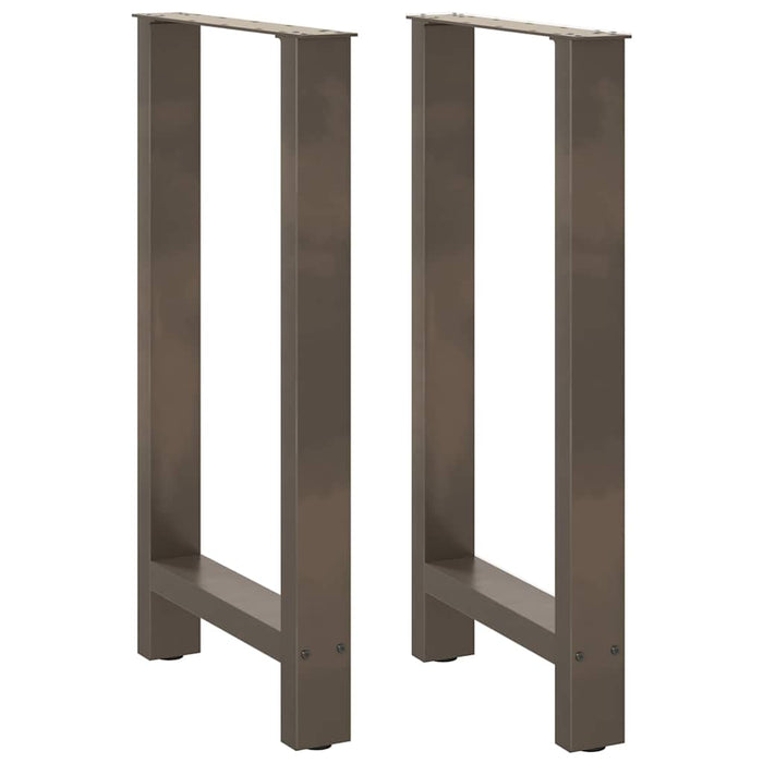 Coffee Table Legs Natural Steel 2 pcs 40x(90-91) cm Steel