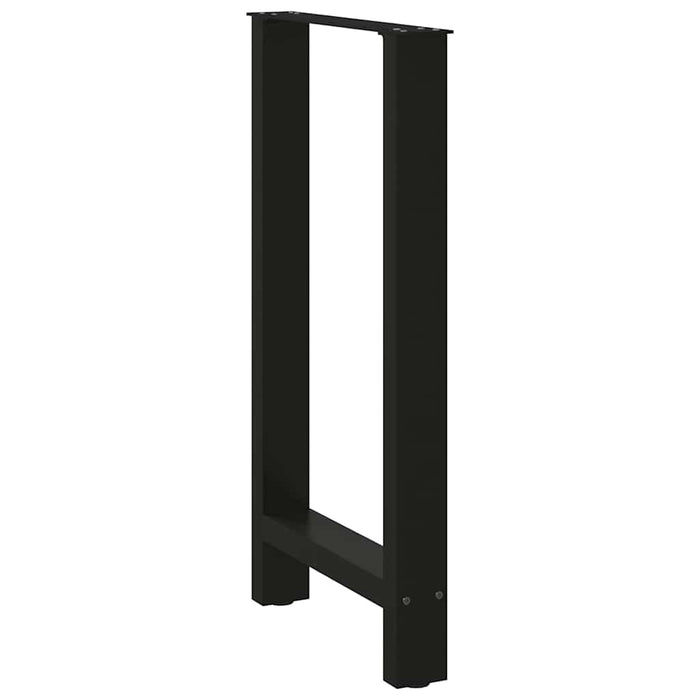 Coffee Table Legs Black 2 pcs 50x(90-91) cm Steel