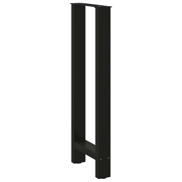 Coffee Table Legs Black 2 pcs 40x(100-101) cm Steel