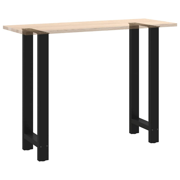 Coffee Table Legs Black 2 pcs 40x(100-101) cm Steel