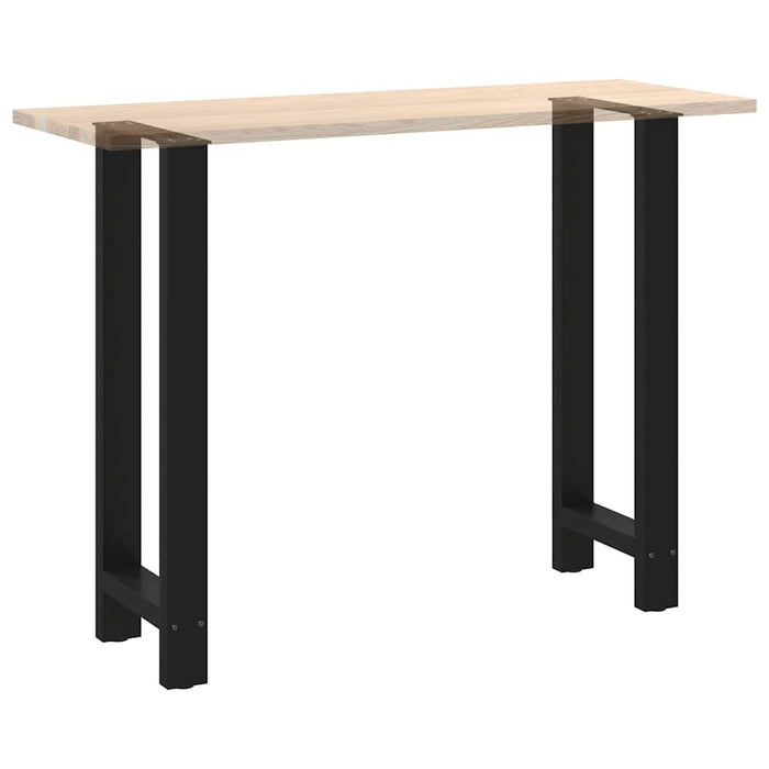 Coffee Table Legs Black 2 pcs 50x(100-101) cm Steel