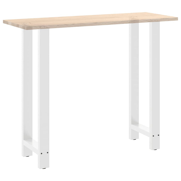 Coffee Table Legs White 2 pcs 40x(110-111) cm Steel