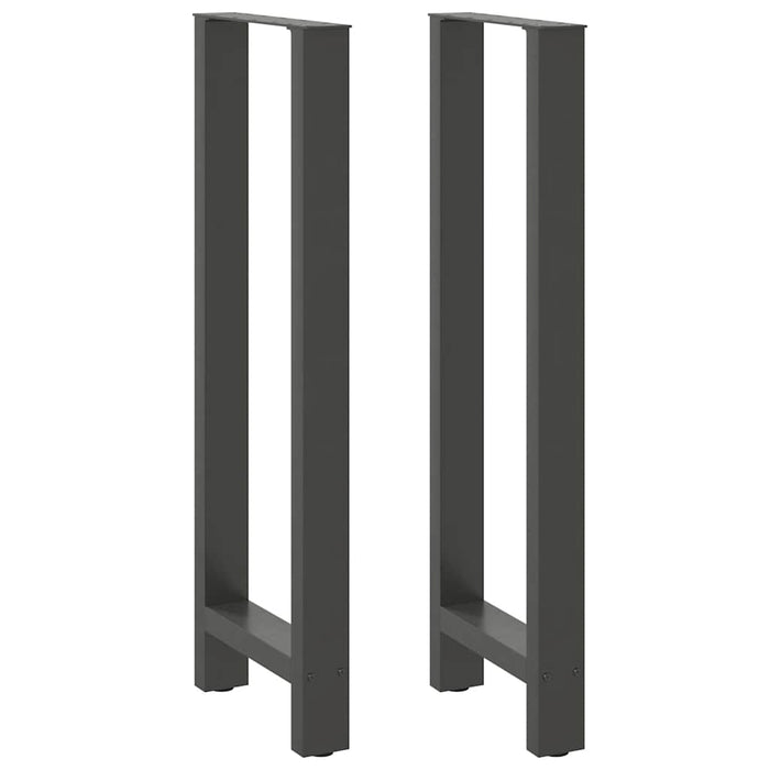 Coffee Table Legs Anthracite 2 pcs 40x(110-111) cm Steel