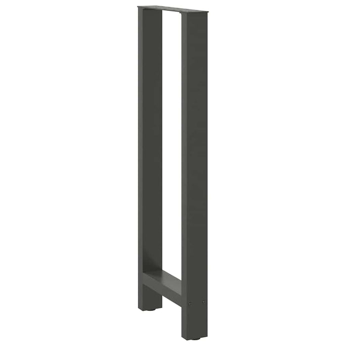 Coffee Table Legs Anthracite 2 pcs 40x(110-111) cm Steel