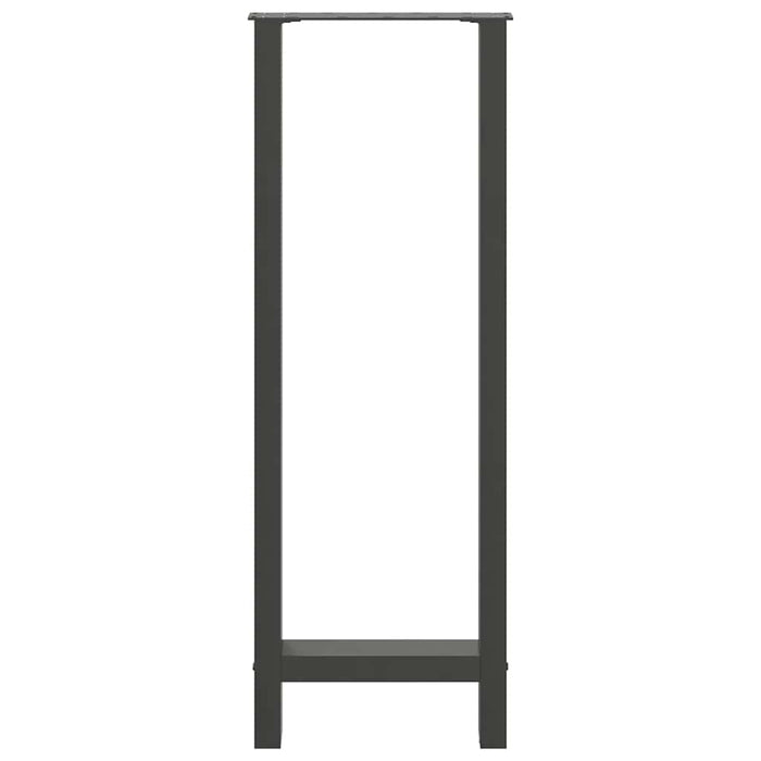 Coffee Table Legs Anthracite 2 pcs 40x(110-111) cm Steel