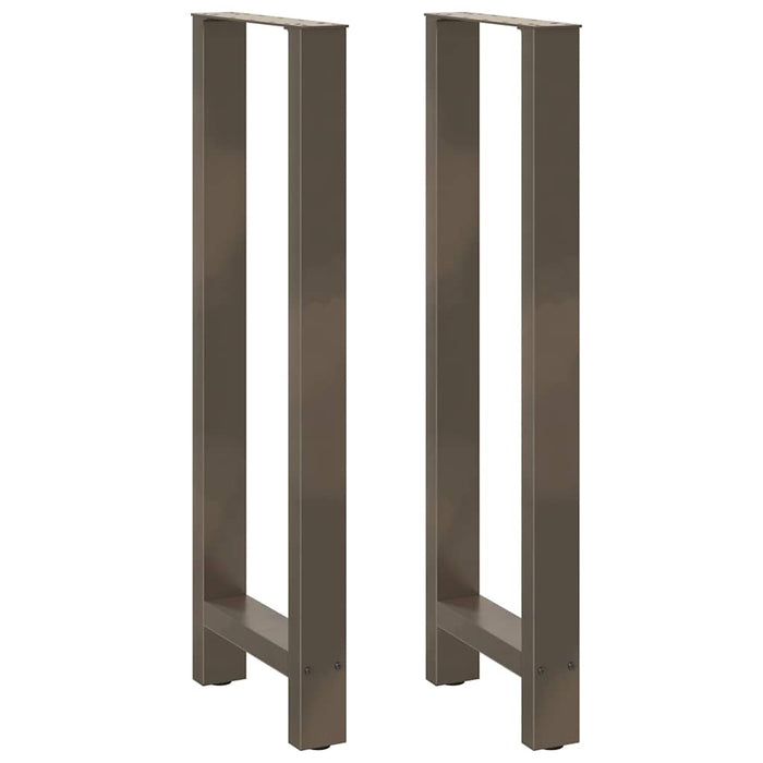 Coffee Table Legs Natural Steel 2 pcs 40x(110-111) cm Steel