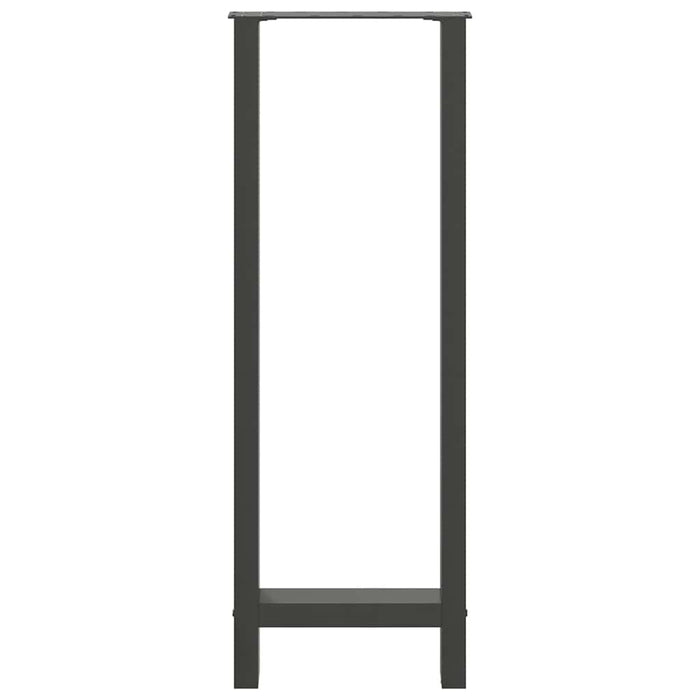 Coffee Table Legs Anthracite 2 pcs 50x(110-111) cm Steel