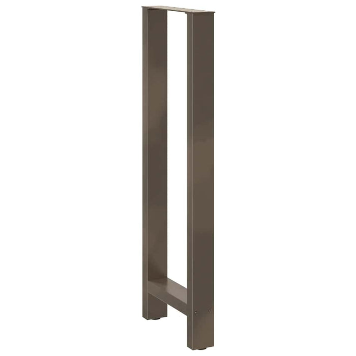 Coffee Table Legs Natural Steel 2 pcs 50x(110-111) cm Steel