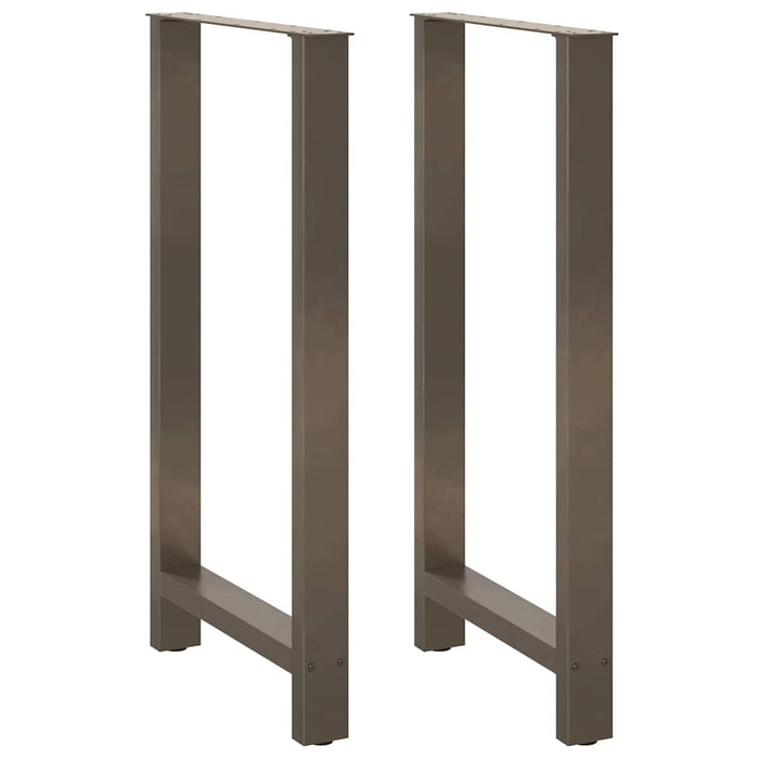 Coffee Table Legs Natural Steel 2 pcs 60x(110-111) cm Steel