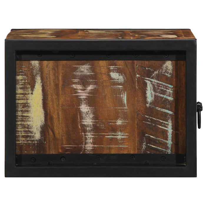 Bedside Cabinet Multicolour 40x35x25 cm Solid Wood Reclaimed