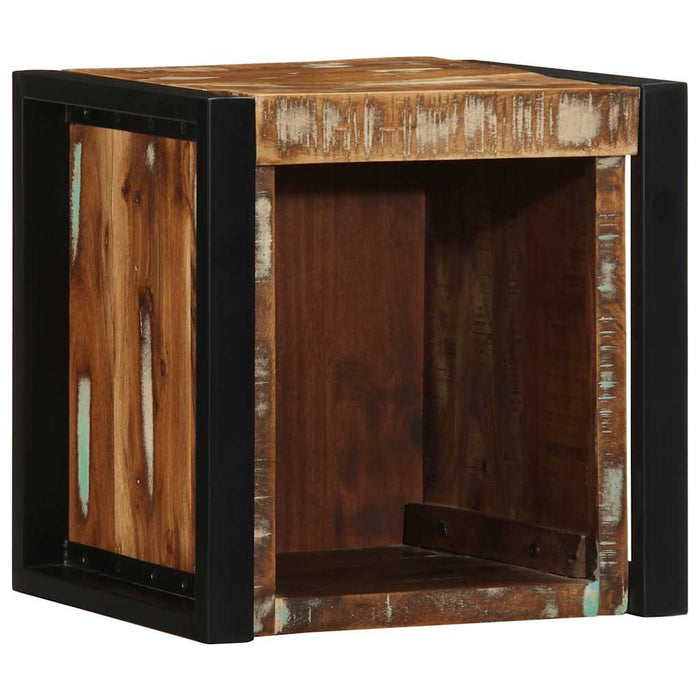 Bedside Cabinet Multicolour 40x35x40 cm Solid Wood Reclaimed