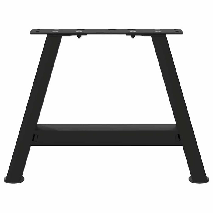 Coffee Table Legs A-Shaped 2 pcs Black 30x(30-31) cm Steel