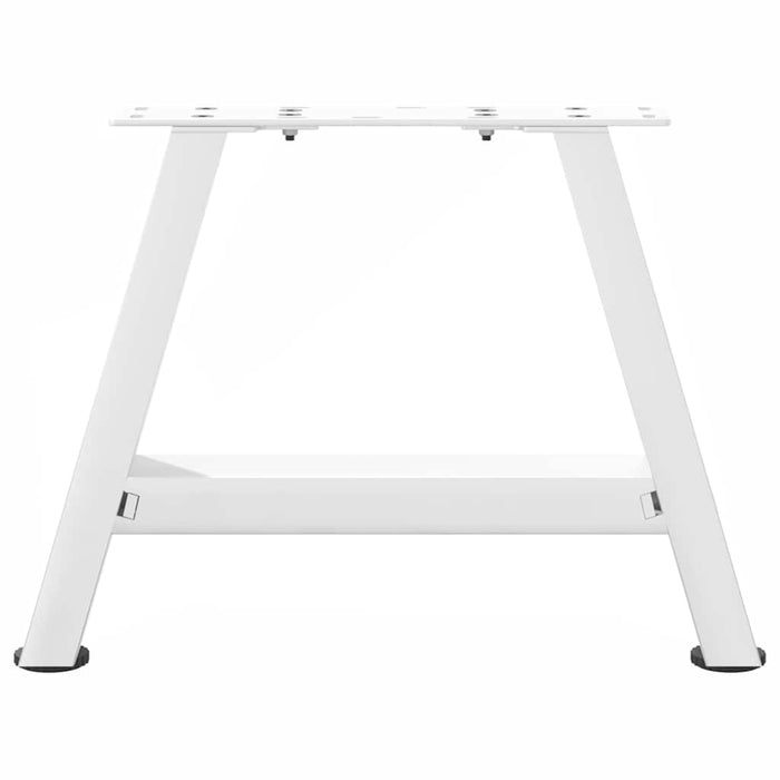 Coffee Table Legs A-Shaped 2 pcs White 30x(30-31) cm Steel