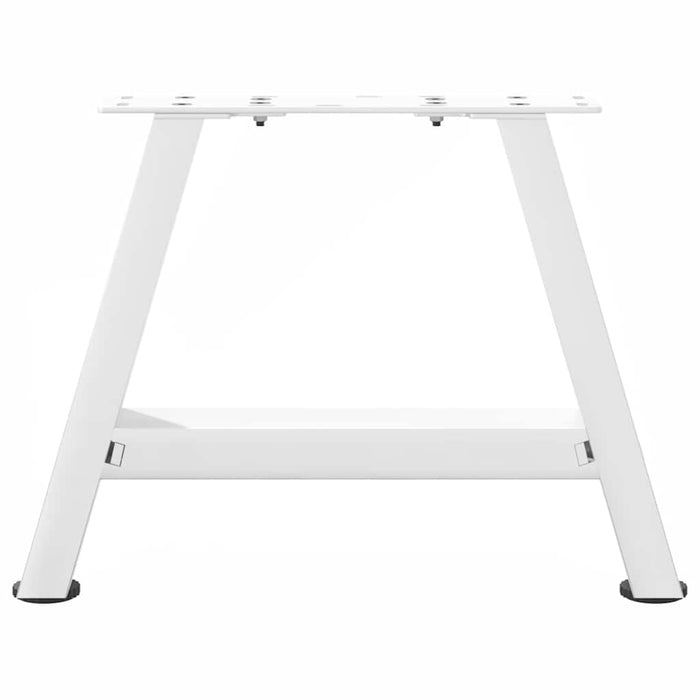 Coffee Table Legs A-Shaped 2 pcs White 40x(30-31) cm Steel