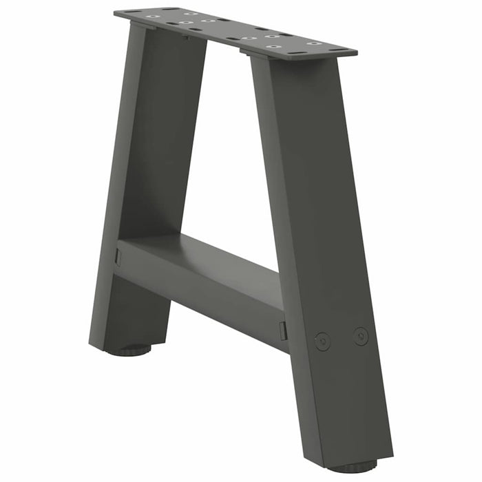 Coffee Table Legs A-Shaped 2 pcs Anthracite 40x(30-31) cm Steel