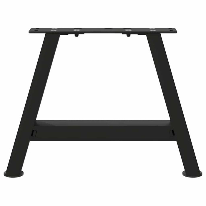 Coffee Table Legs A-Shaped 2 pcs Black 50x(30-31) cm Steel