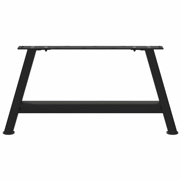 Coffee Table Legs A-Shaped 2 pcs Black 70x(30-31) cm Steel