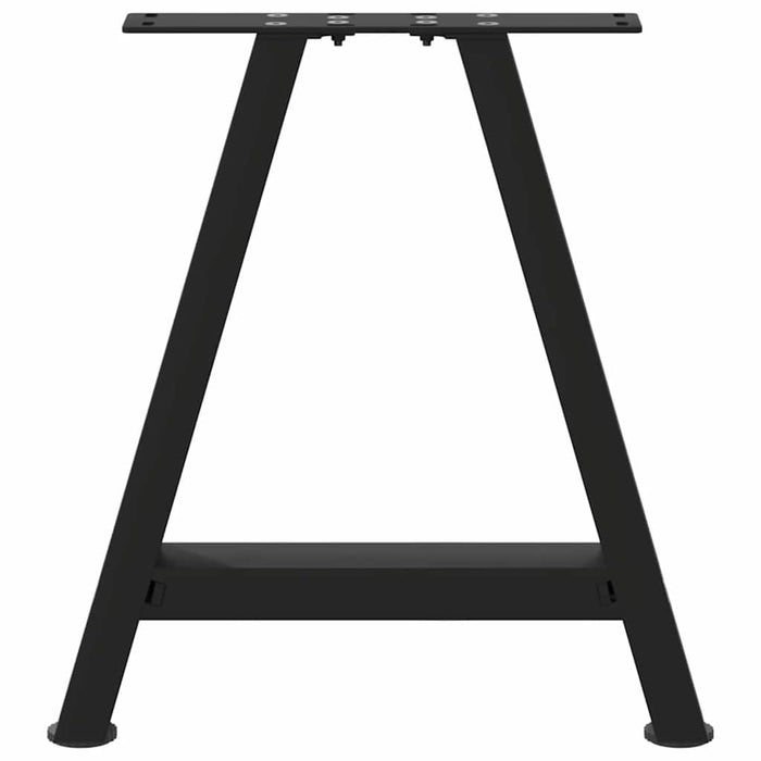 Coffee Table Legs A-Shaped 2 pcs Black 50x(42-43) cm Steel