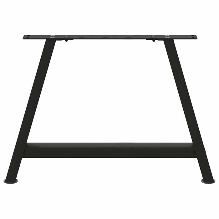 Coffee Table Legs A-Shaped 2 pcs Black 60x(42-43) cm Steel