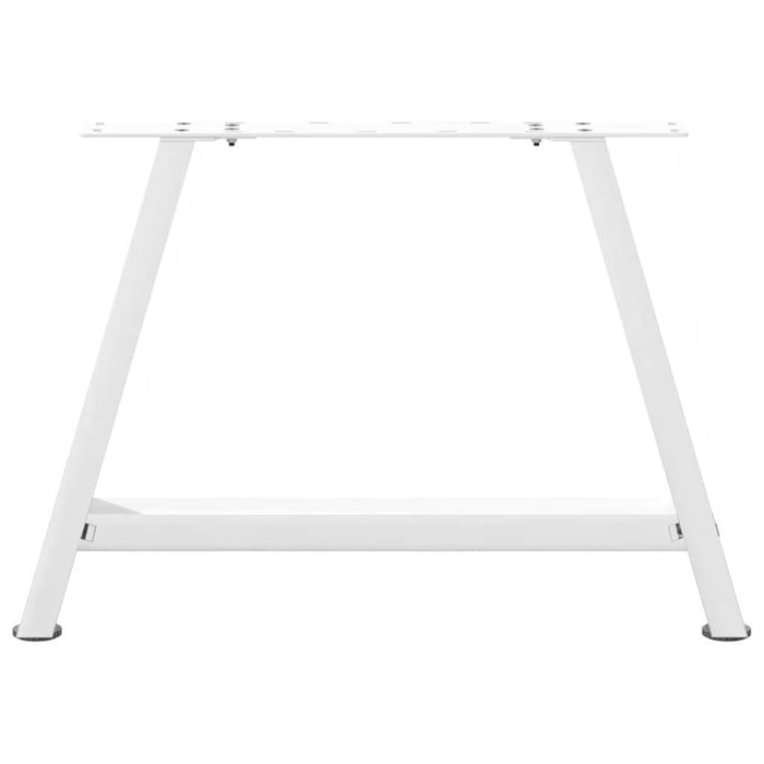 Coffee Table Legs A-Shaped 2 pcs White 60x(42-43) cm Steel