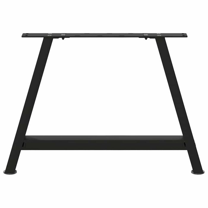 Coffee Table Legs A-Shaped 2 pcs Black 70x(42-43) cm Steel